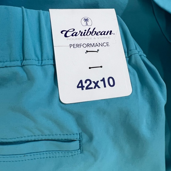 NWT $69.50 Caribbean Men’s Performance Shorts - 10” inseam - Picture 6 of 6